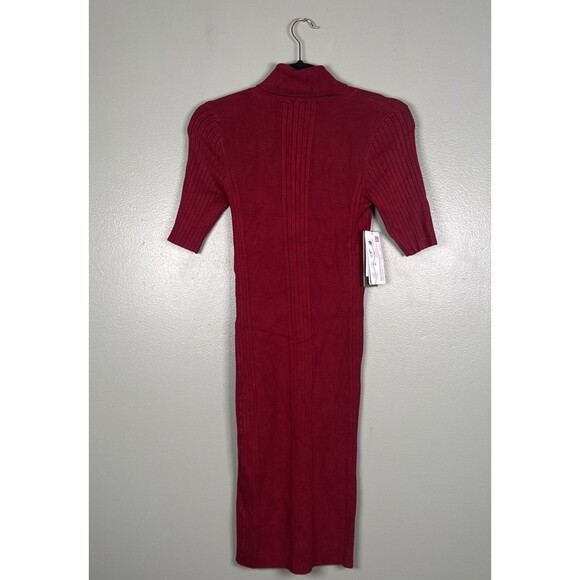 NEW- Marciano Lena High Neck Ribbed Dress Jubilee A563 Women’s Size XS MSRP $180 - Picture 7 of 12